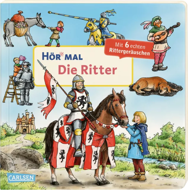 Hör mal Soundbuch Die Ritter Kinderbuch mit Geräuschen Ab 2 Jahren + BONUS