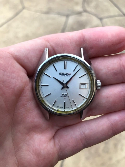 1971 MONTRE HOMME Vintage King Seiko 5625 7110 Quickset Date KS