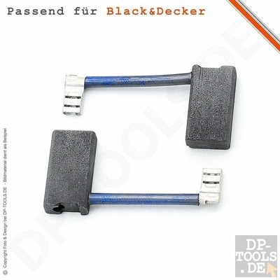 DP 2 Balais pour Noir Et Decker Ws 51 EA Type1 Meuleuse 940160-03 6,3x12,5m 