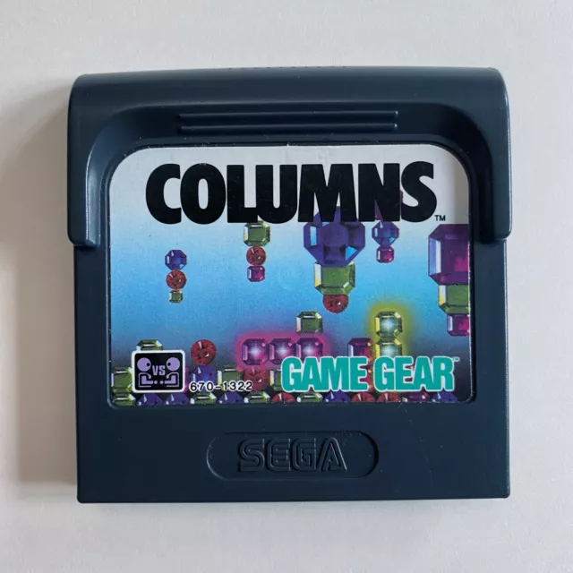 Columns Sega Game Gear Game Cartridge