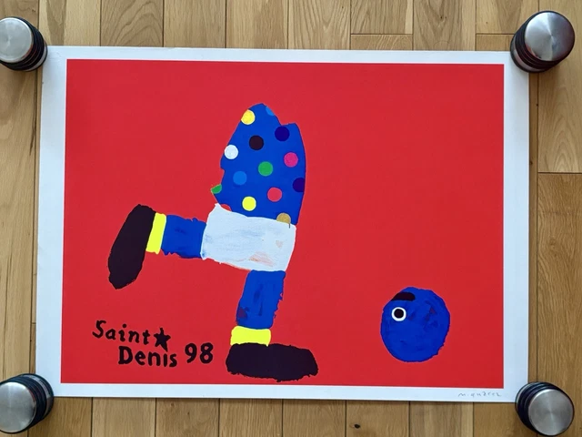Affiche Coupe du Monde 1998 Bordeaux - Trincamp