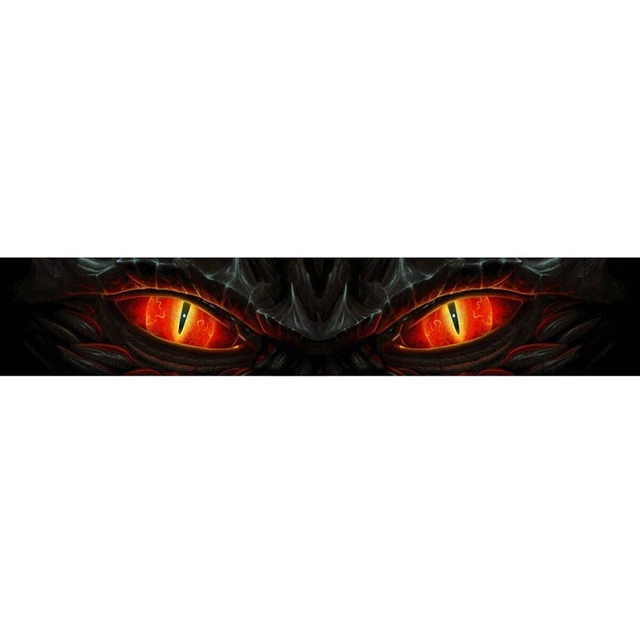 Vinyl Dragon Eye Graphics for Rear Windshield Long lasting and Fade resistant