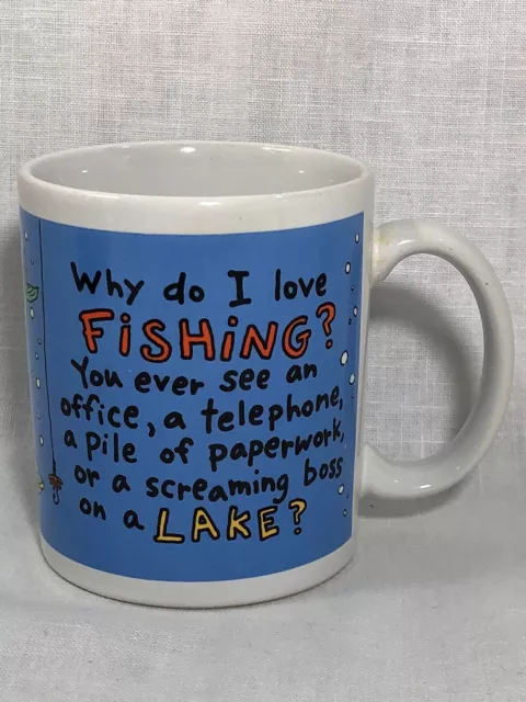 Shoebox Greetings Hallmark Personalizes Mug Why Do I Love Fishing? Coffee Cup
