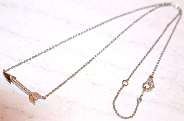 Flawless NADRI signed crystal arrow pendant necklace Lot# 1197 Flawless NADRI signed crystal arrow pendant necklace Lot# 1197