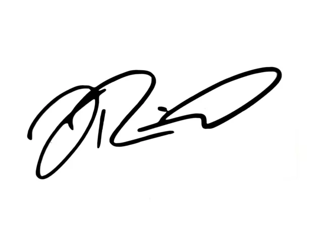 Formula 1 Daniel Ricciardo Signature Decal Sticker Permanent Vinyl W 10cm x 4.38