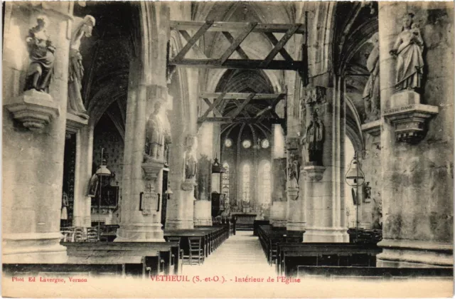 CPA Vetheuil Interior de l'Eglise FRANCE (1330433)