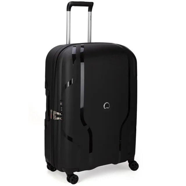 NEW Delsey Clavel Expandable Spinner Case Black 70cm