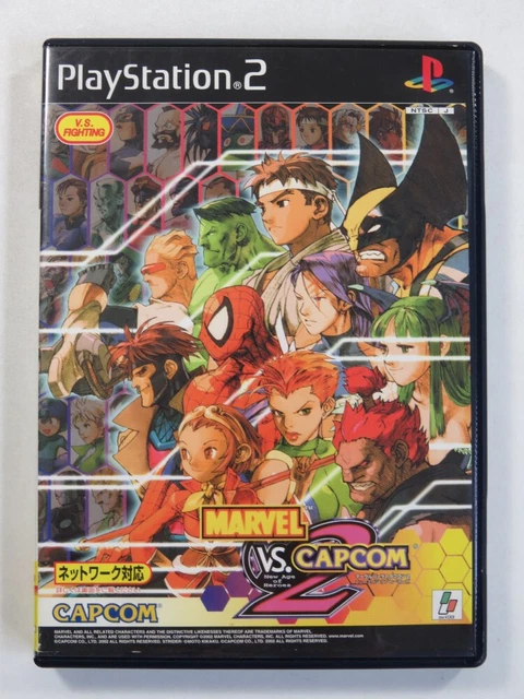 Marvel Vs Capcom 2 Dreamcast (Japon) – NTSC-J, Complet, Très Bon état