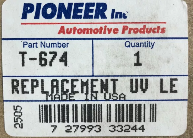 Pioneer Replacement UV Filter/Lens 2