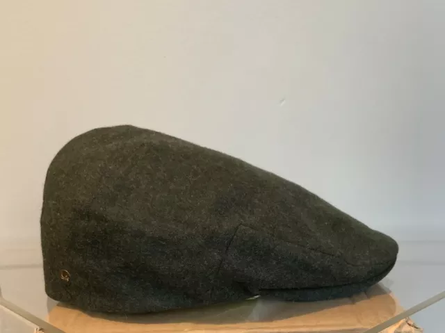 Laird & Co Hatters - Flat Cap Loden Size 6¾  - 54.5cm Forest Green