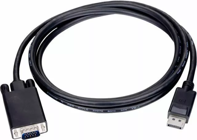 PRO SIGNAL - Câble DisplayPort mâle vers VGA mâle, 3 m