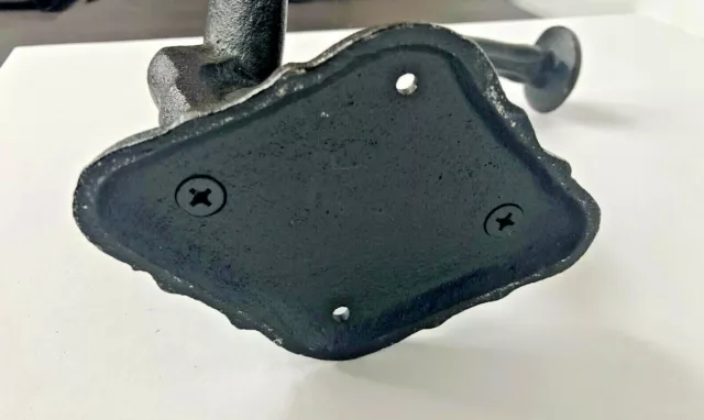 Vintage Style Cast Iron Wall Mounted Coat Hooks Hat Hook Hall Tree Black Heavy 10