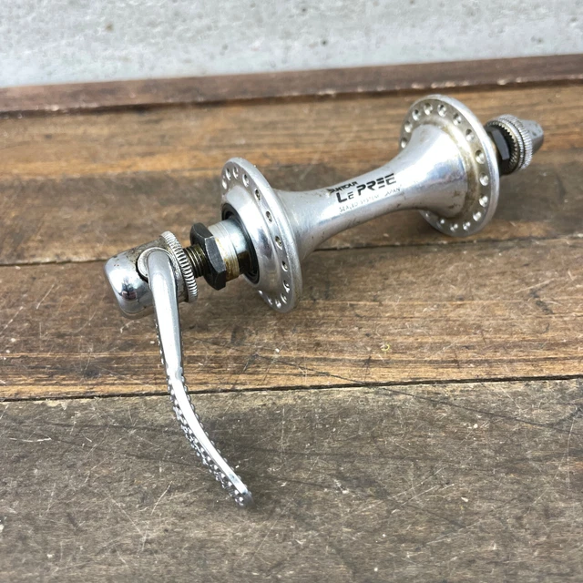 Moyeu Avant Vélo Vintage Bianchi - Brivio - Acier - 36 Trous - Années 50