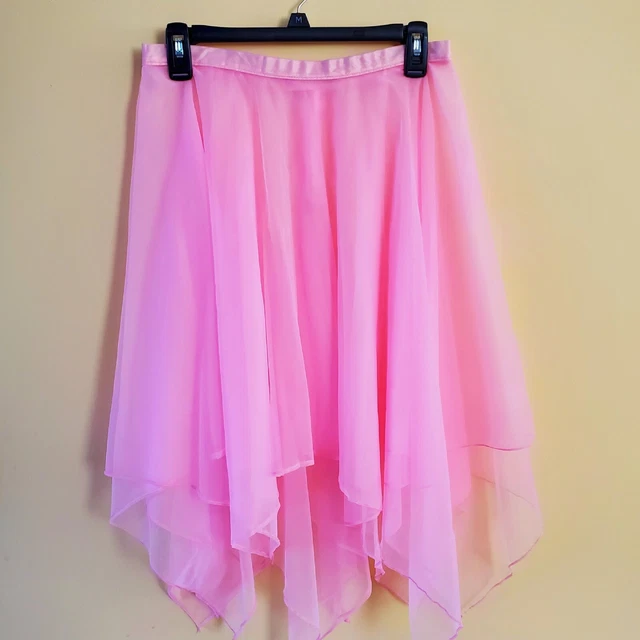 Vintage Fun Pink Tiered Tulle Dance Skirt