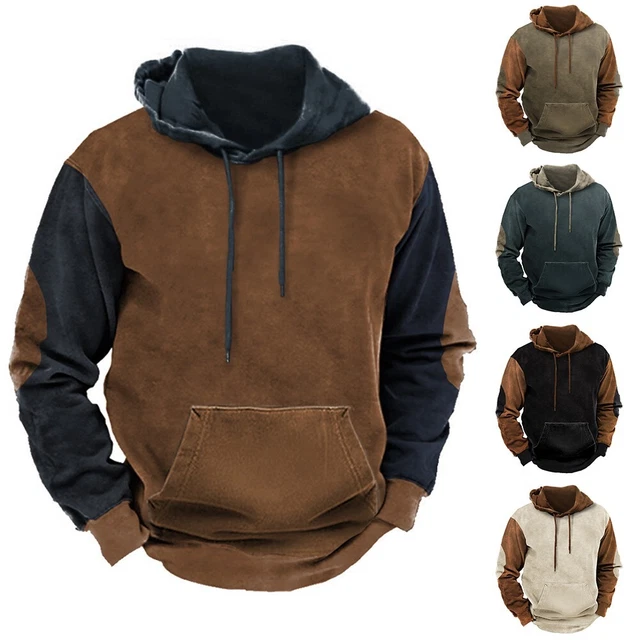 Uomo ' S Felpa Abbigliamento Street Top Vacanza Autunno Casual Ogni Giorno