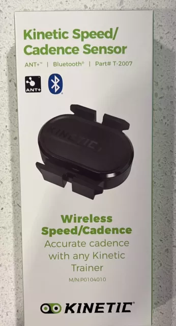 Bike Speed & Cadence Sensor Kinetic Wireless Bluetooth Ant+ Garmin Zwift Wahoo