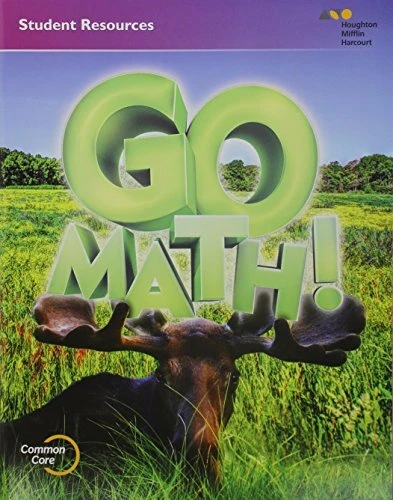 GO MATH!: STUDENT RESOURCE BOOK GRADE 3 By Houghton Mifflin Harcourt *BRAND NEW*
