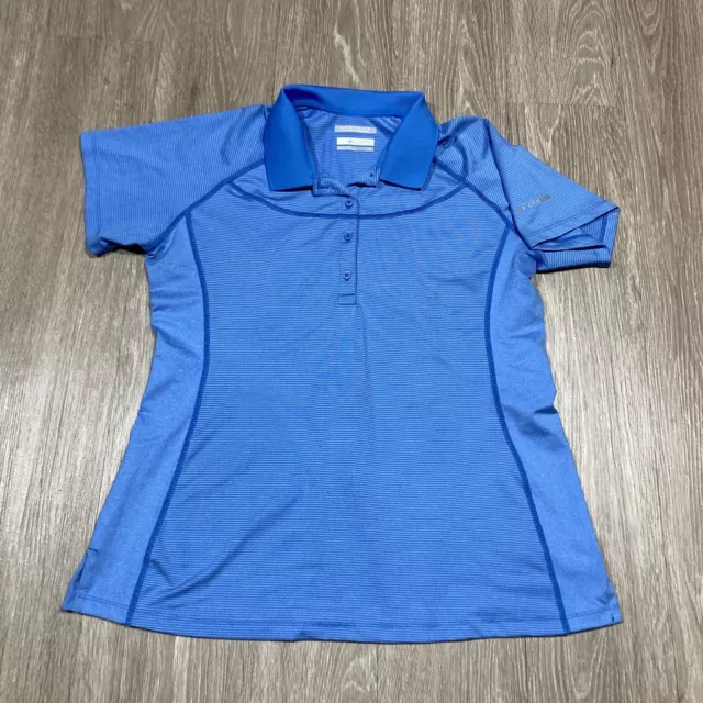 Columbia Shirt L Women's Golf Golfing Tennis Collared Work-wear Active Polo Tee