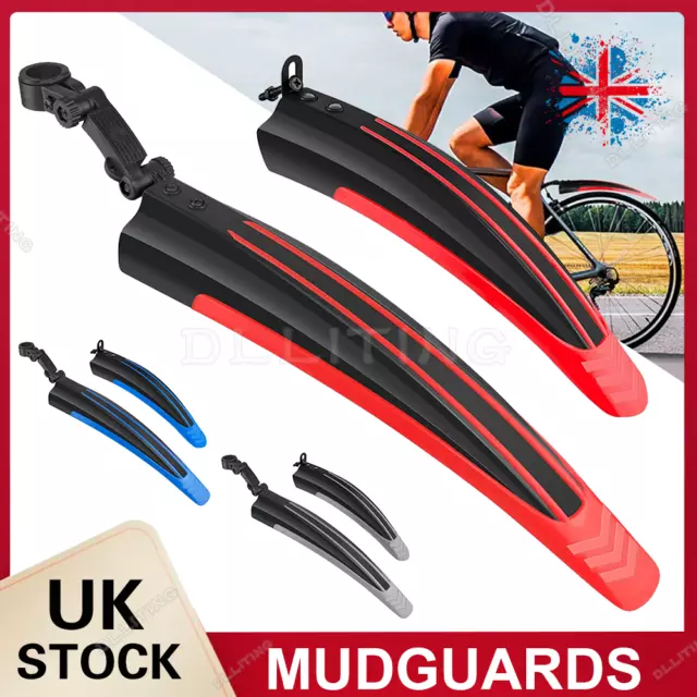 Cycling MTB Mudguard Mud Guard Mountain Bike Bicycle Fender Front Rear Tyre UK