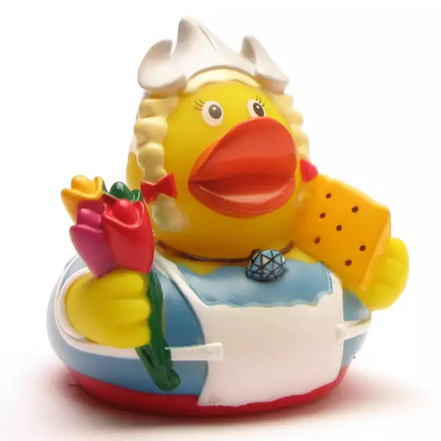 Badeente City Duck ® Amsterdam Quietscheentchen Gummiente Quietschente Entchen