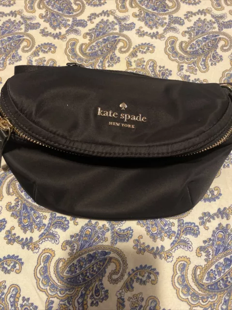 Kate Spade Watson Lane Varsity Stripe Betty Belt Bag in Green
