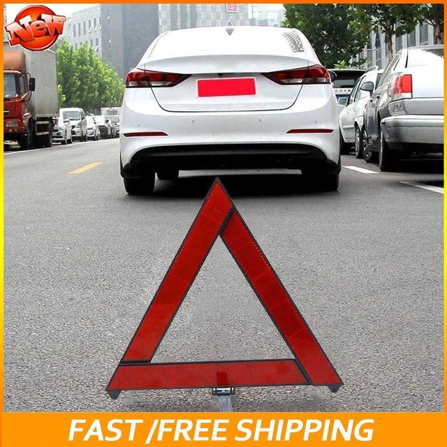 Nuovi accessori auto riflettore triangolo pieghevole segnale rosso