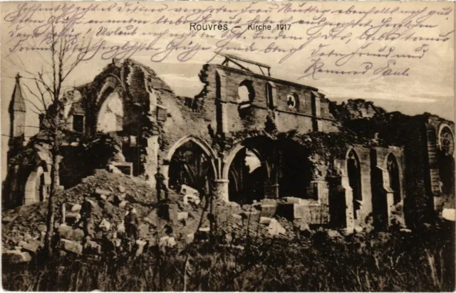 CPA Rouvres-en-Woevre - Rouvres - The Church - Church - Ruins (1037375)
