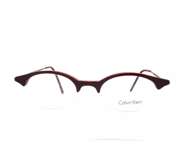 CALVIN KLEIN Montatura per occhiali da vista uomo donna plastica piccoli rossi