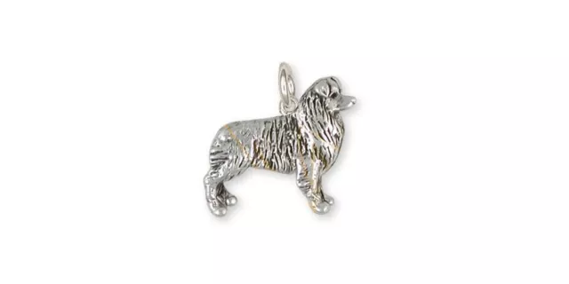 Australian Shepherd Charm Jewelry Sterling Silver Handmade Dog Charm AU15-C