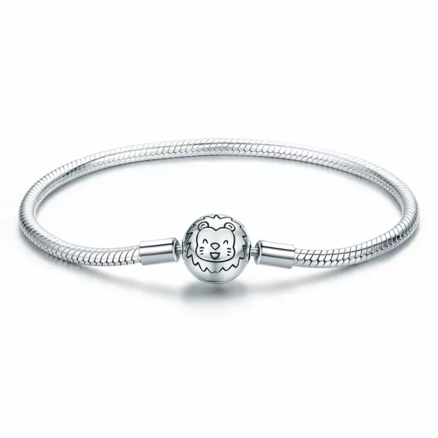 König der Löwen von Den Dschungel Charm Armband IN Sterlingsilber