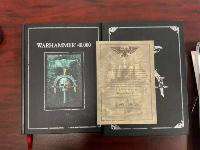 Games Workshop Warhammer 40K Rulebook (4th Ed, Special Ed) VG