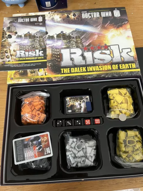 Doctor Who Risk Board Game - The Dalek Invasion Of Earth by Hasbro 2012 *UNUSED*