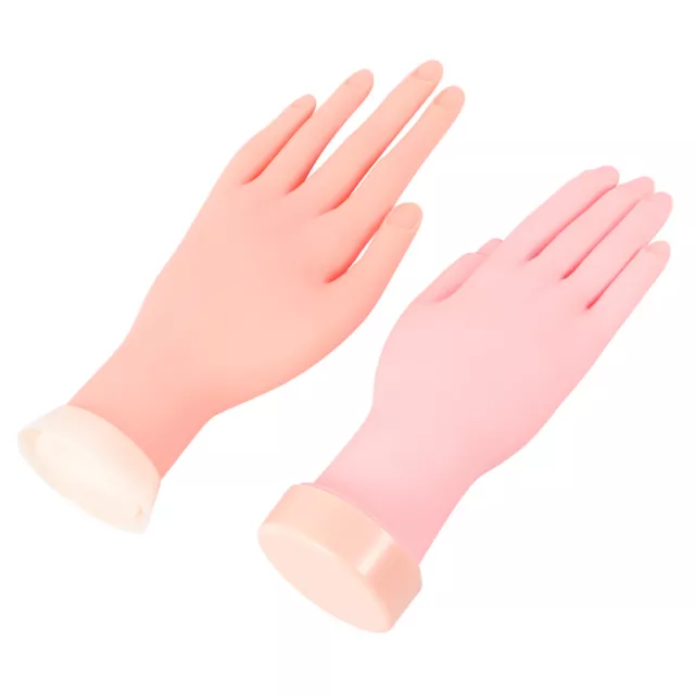 Nail Tools Manicure Practice Hand Model - 2pcs