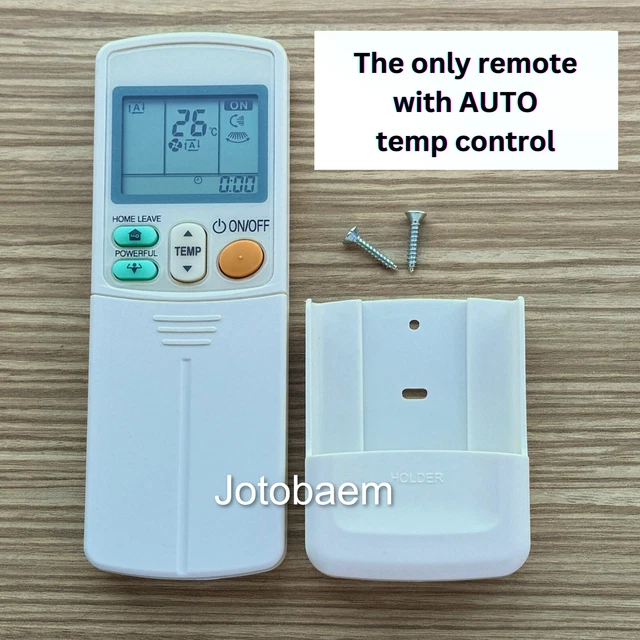 A/C REPLACEMENT REMOTE Control for Daikin FTXS80FVMA, FTXS90FVMA + WALL ...