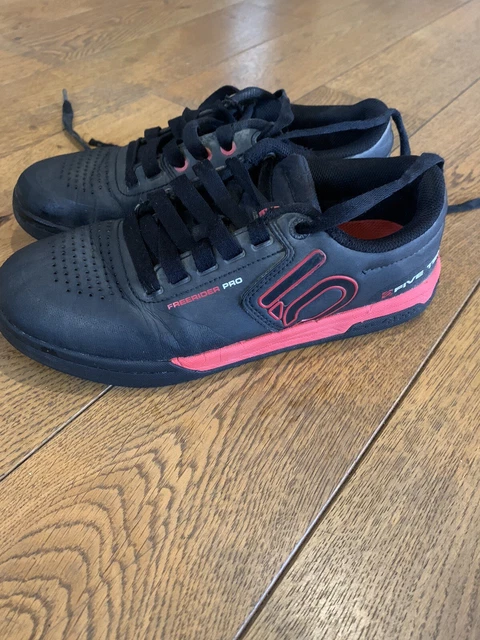 ADIDAS FIVE TEN FREERIDER PRO red and black MOUNTAIN BIKE SHOES UK 6.5