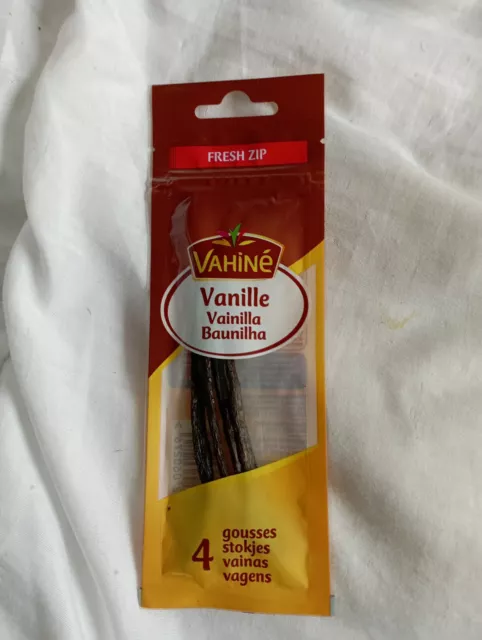 VAHINÉ - LOT de 4 gousses de vanille - Emballage fraîcheur EUR 6