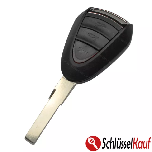 Auto Schlüssel 3 Tasten Gehäuse passend für Porsche 911 997 Cayman 987 Cayenne