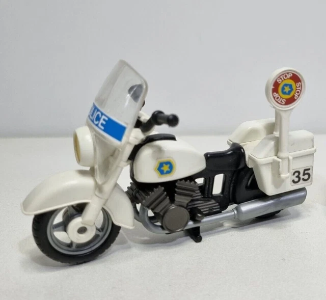 Pièce De Rechange Playmobil - Moto Police Réf. 3943 - Occasion - Thème Vintage