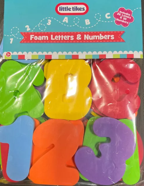  Little Tikes® Foam Letters & Numbers, 36 Count