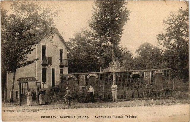 CPA AK COEUILLY CHAMPIGNY Avenue de Plessis-Trevise (600431)