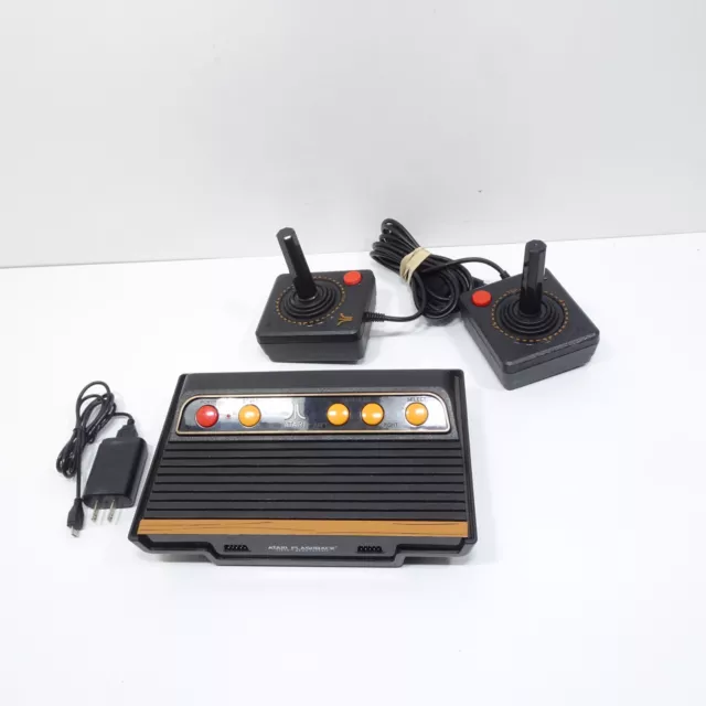 Atari AR3050 Flashback Console with 2 Wired Joystick Controller & Power Cord EXC