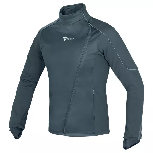 Maglia Tecnica Moto Uomo Dainese D-MANTLE FLEECE WS Nero/Antracite