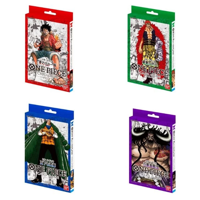 [4 TYPES SET] OP ONE PIECE Card Game Start Deck JP EUR 69,35 - PicClick FR