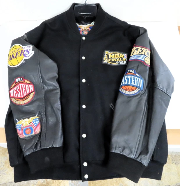 Jeff Hamilton 2001 LA Lakers NBA Champions Jacket - Black Outerwear, Clothing - JEFHA20028