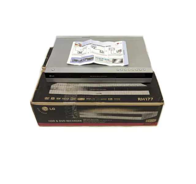 LG RH177 DVD Combi, Hard Disk Drive & Multi Format DVD Player / Recorder - Boxed