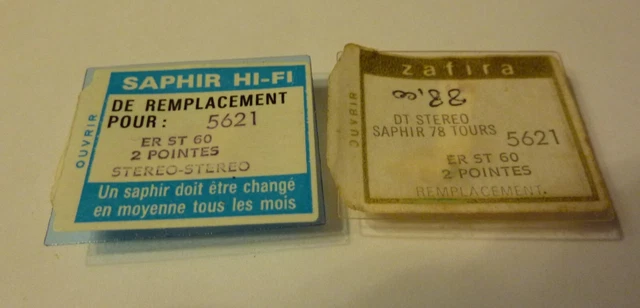 Lot De 2 Enceintes Saphir Eden 59 Stéréo Pour Zafira 5500 - Neuf Dans Son Emballage D'origine