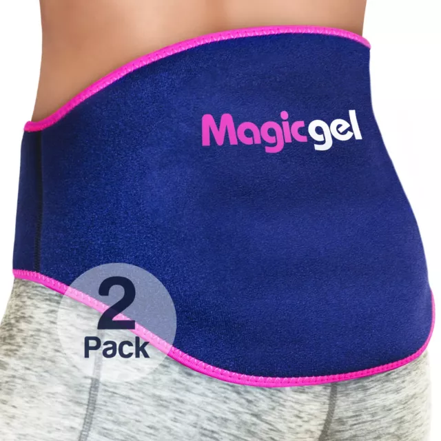 Magic Gel Rücken Ice Pack - Heiß oder Kalt Kompresse für Kreuz und Hüfte -