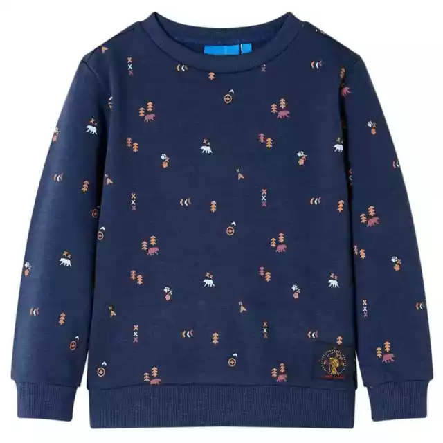 Sweatshirt pour enfants mélange bleu marine 116 I9C1