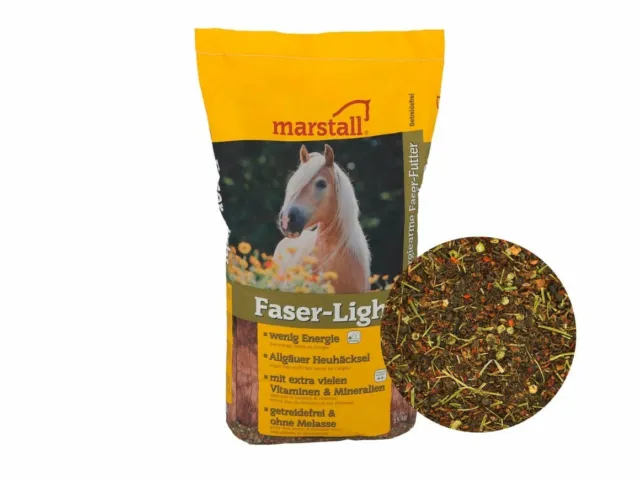 marstall Pferdefutter Faser Light Müsli 15 kg Pferdemüsli getreide & melassefrei