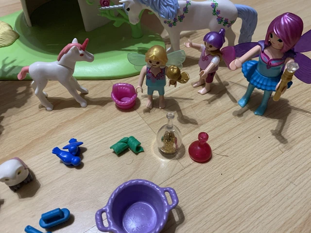 PLAYMOBIL - 6055 - Centre de Soins pour Licornes (champignon) EUR 25,00